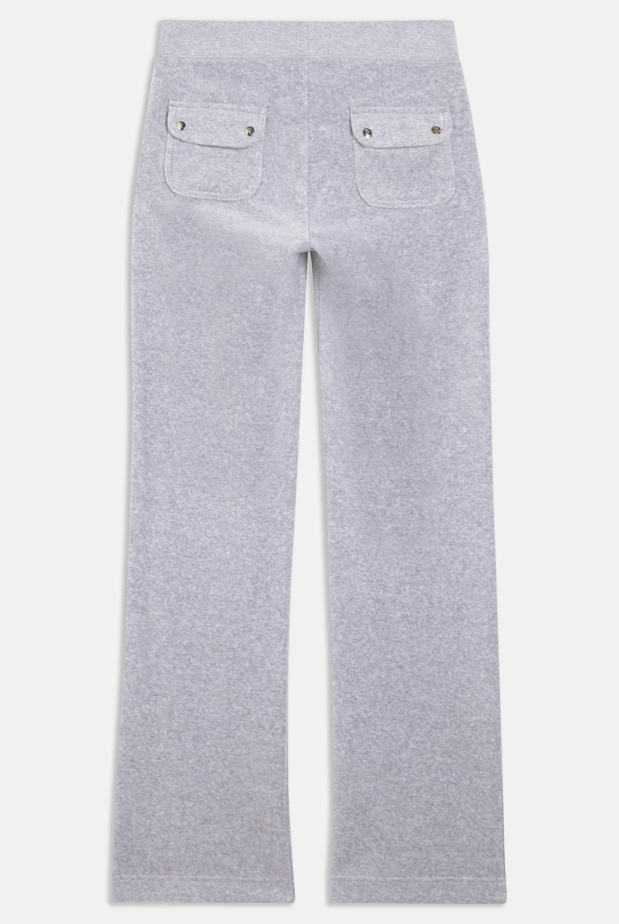 SILVER MARL COTTON VELOUR DEL RAY POCKETED BOTTOMS - Image 6