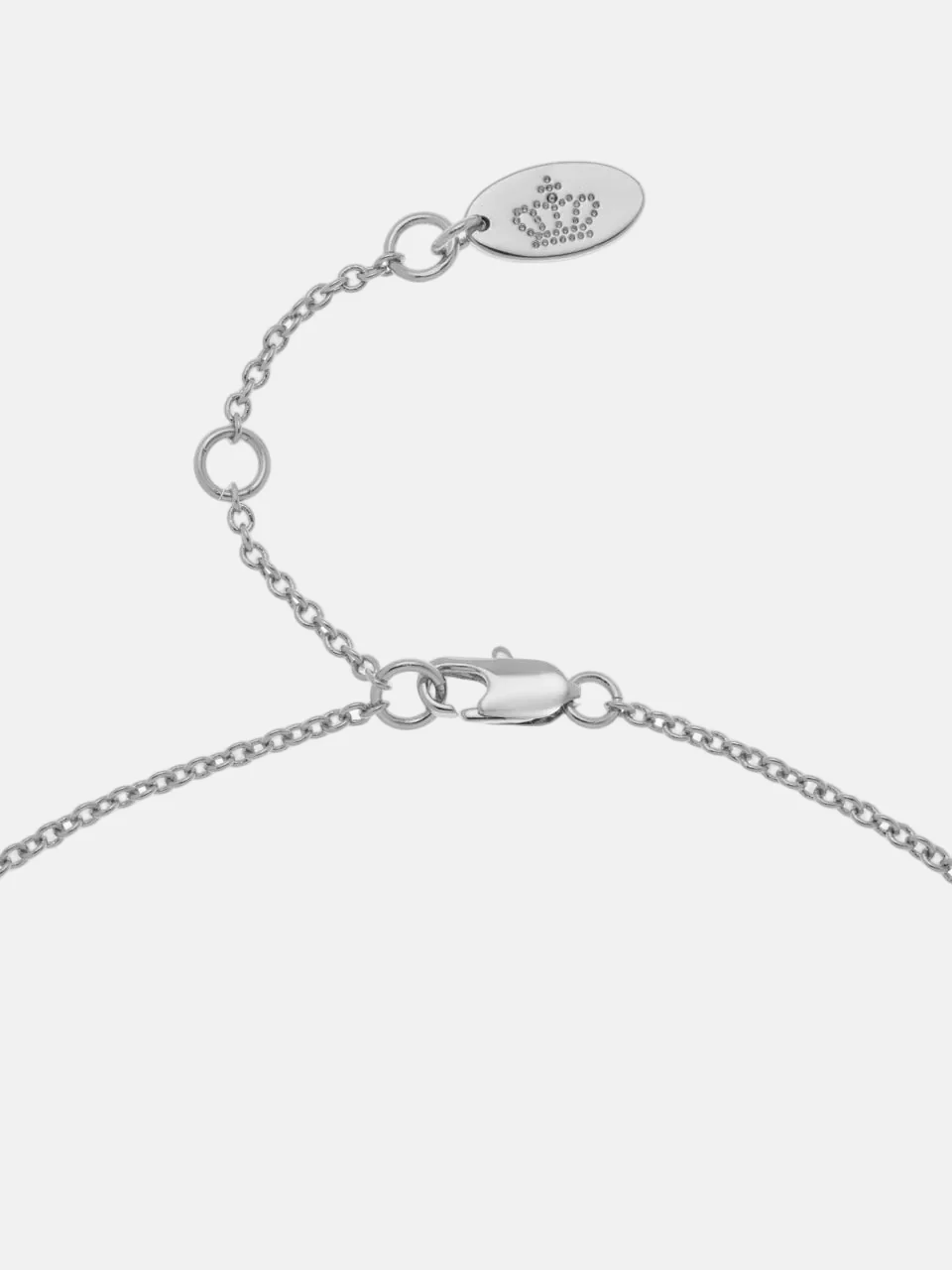 SILVER TONE CRYSTAL ICON CROWN PENDANT - Image 5