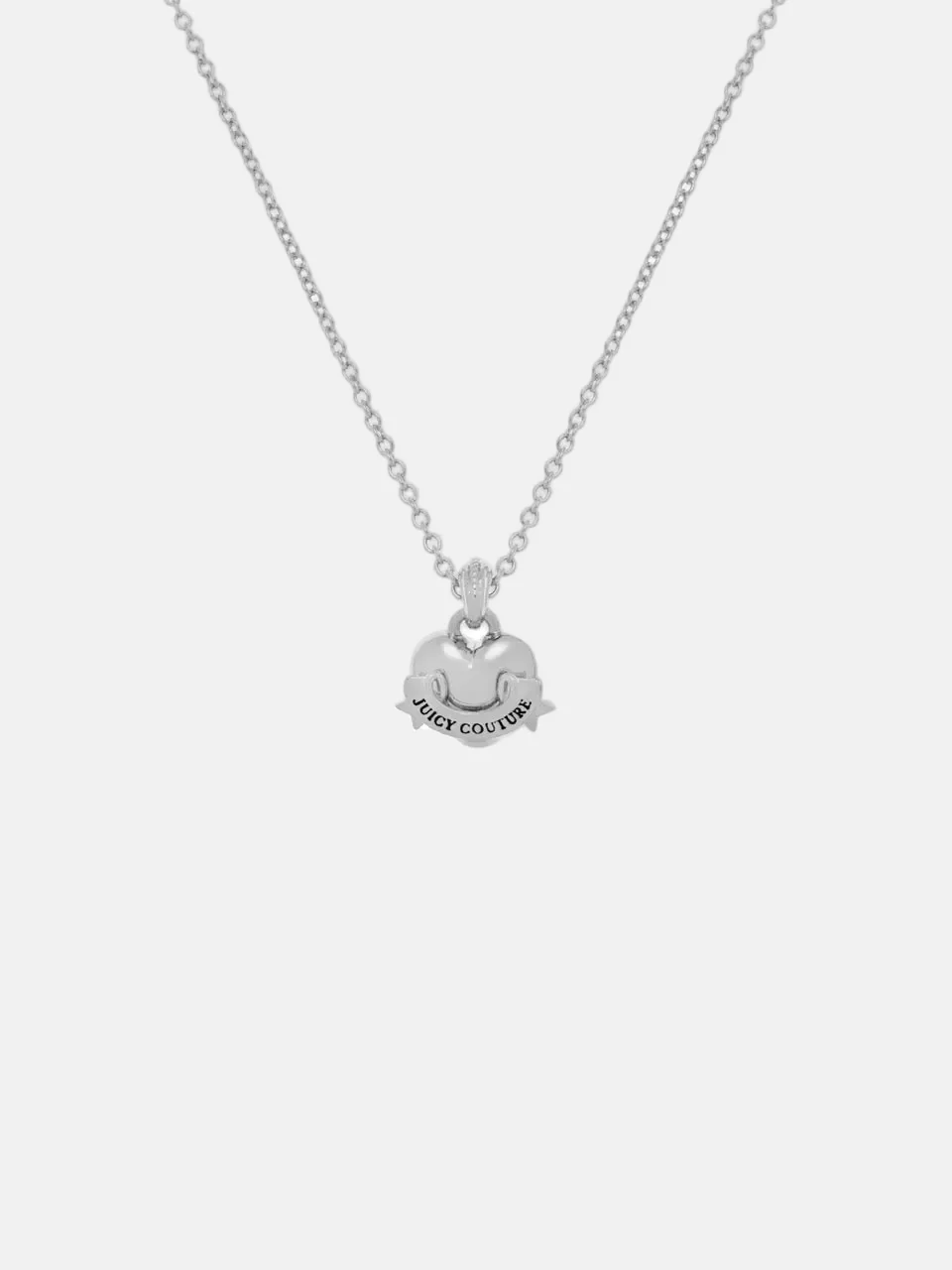 SILVER TONE ICON HEART SMALL PENDANT - Image 3