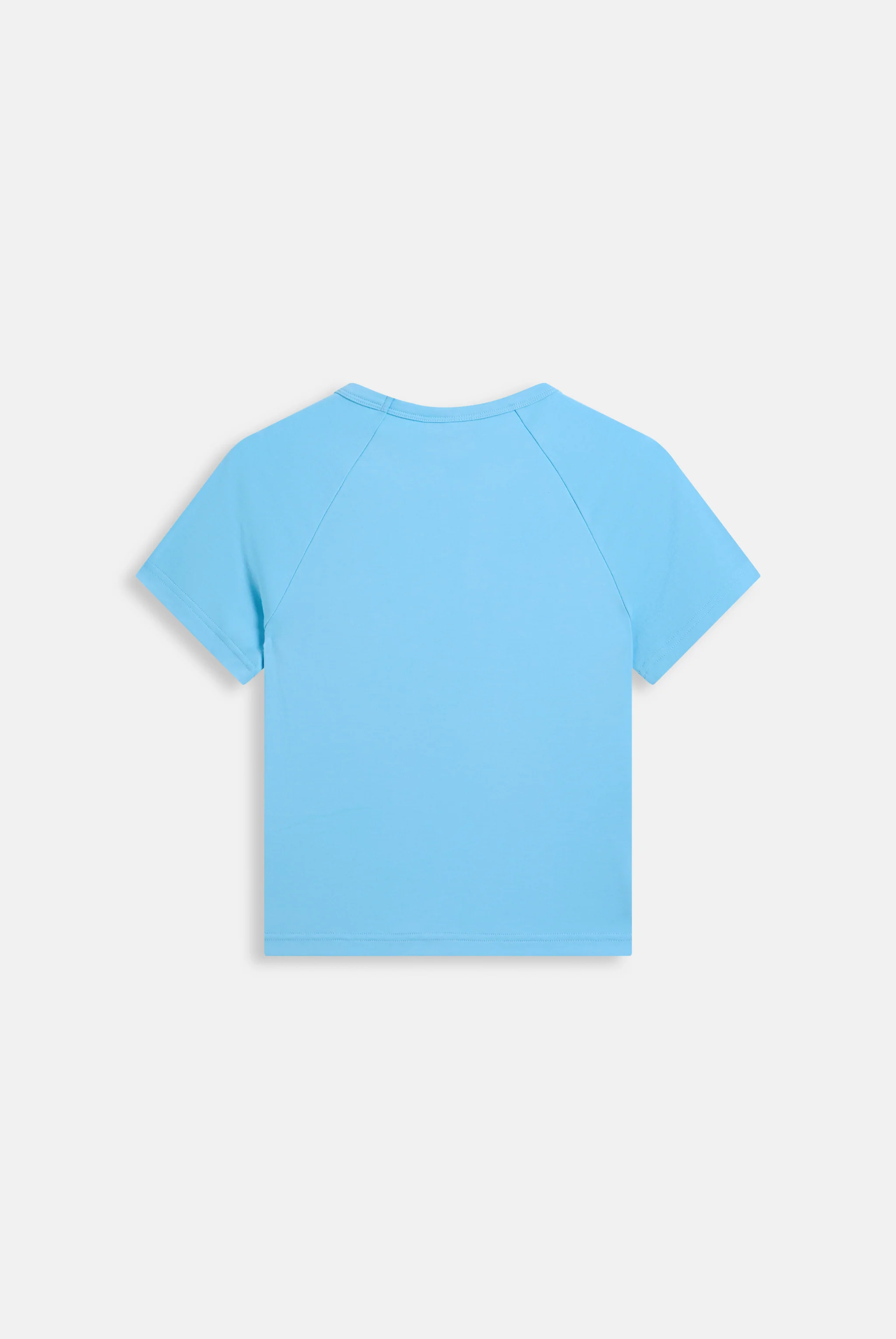 SKY BLUE RAGLAN DIAMANTÉ BABY TEE - Image 7