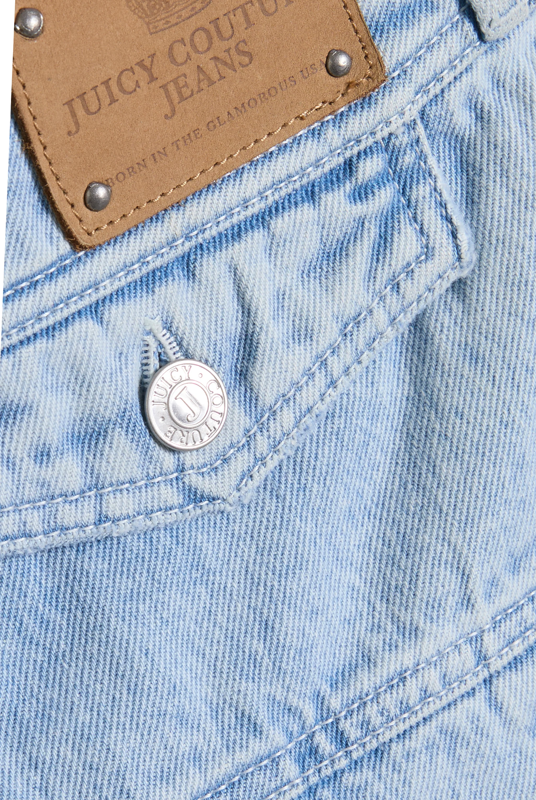 LIGHT WASH DENIM PLEATED MINI SKIRT - Image 7