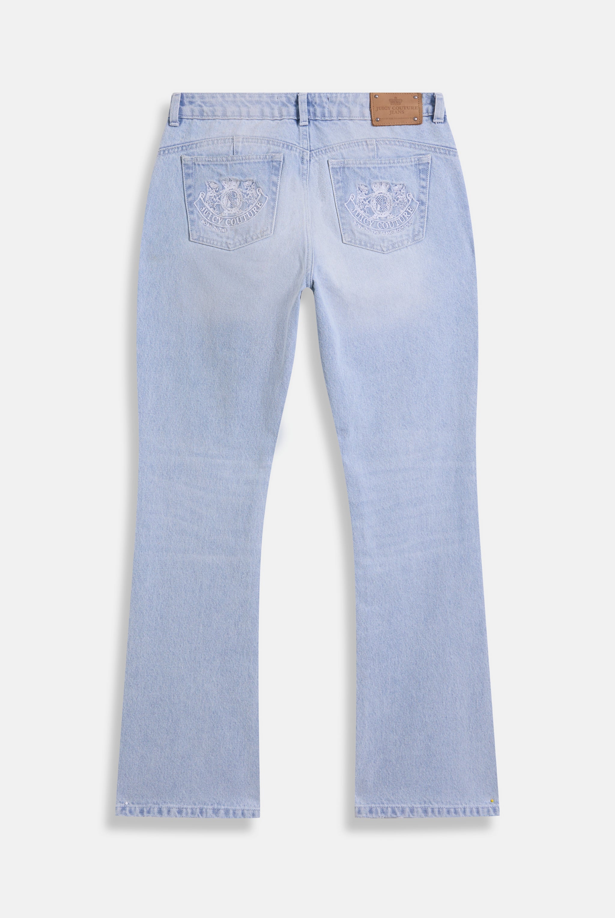 LIGHT WASH DOG CREST BOOTCUT JEANS - Image 10