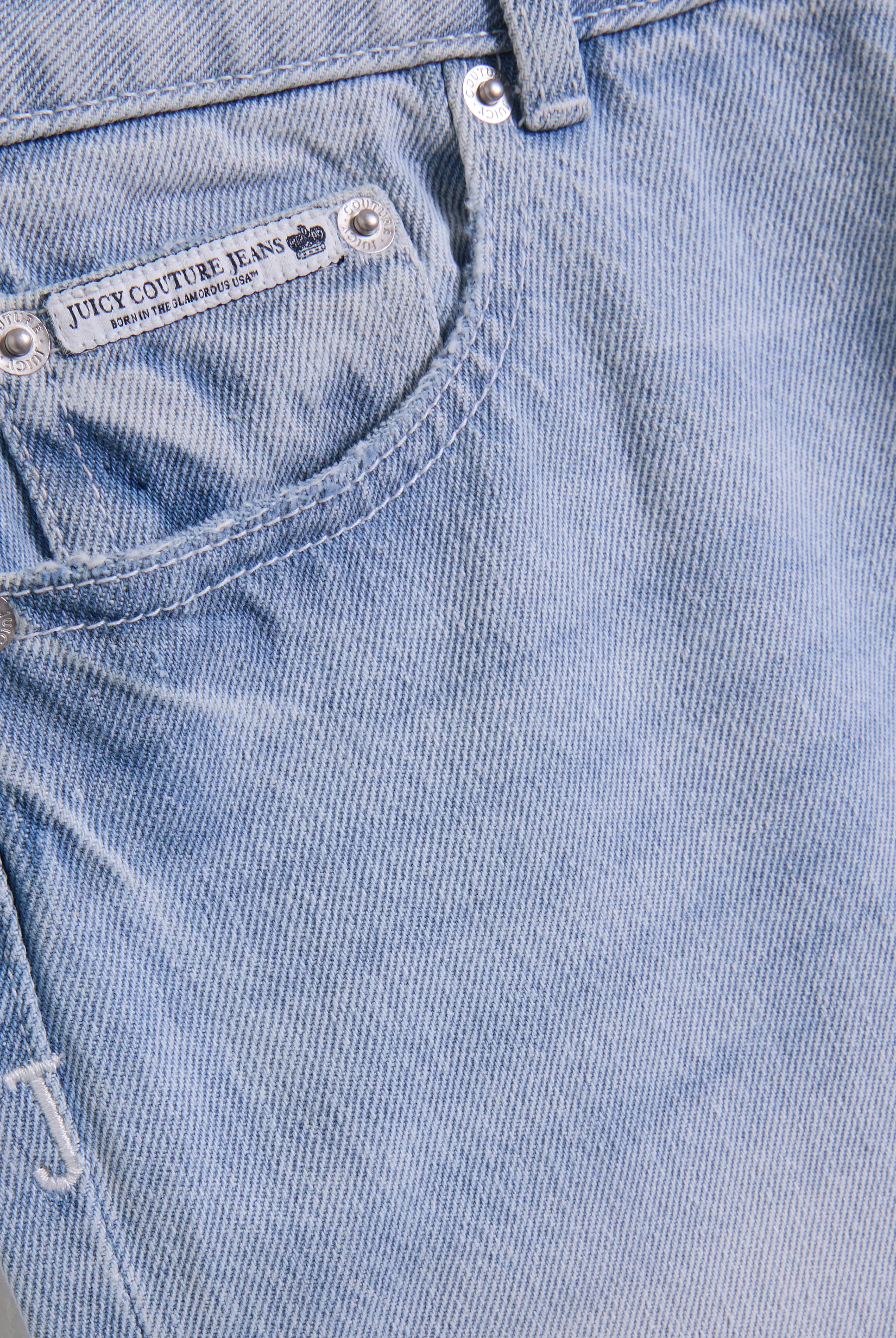 LIGHT WASH DOG CREST BOOTCUT JEANS - Image 4