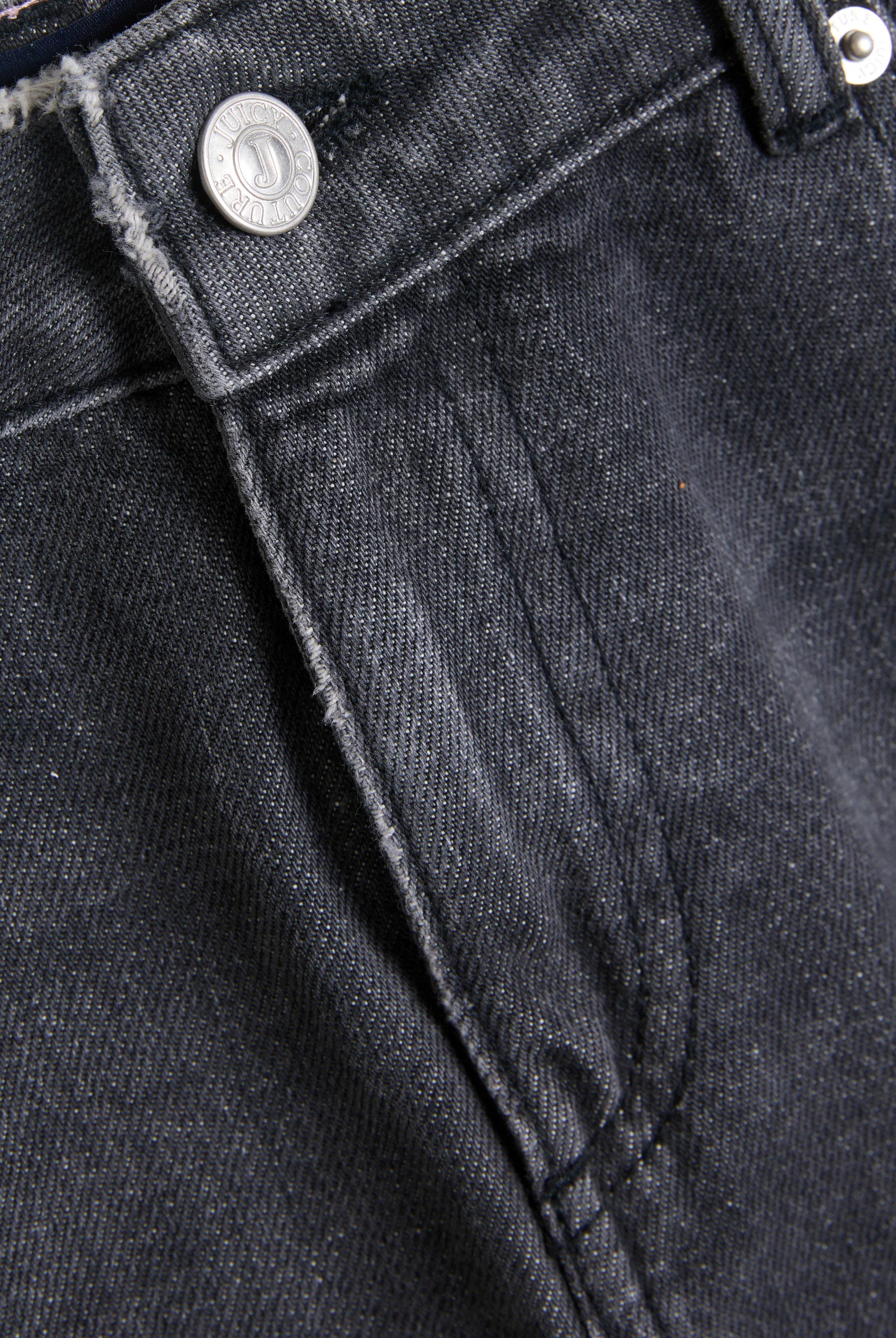 WASHED BLACK DIAMANTÉ BOOTCUT JEANS - Image 6