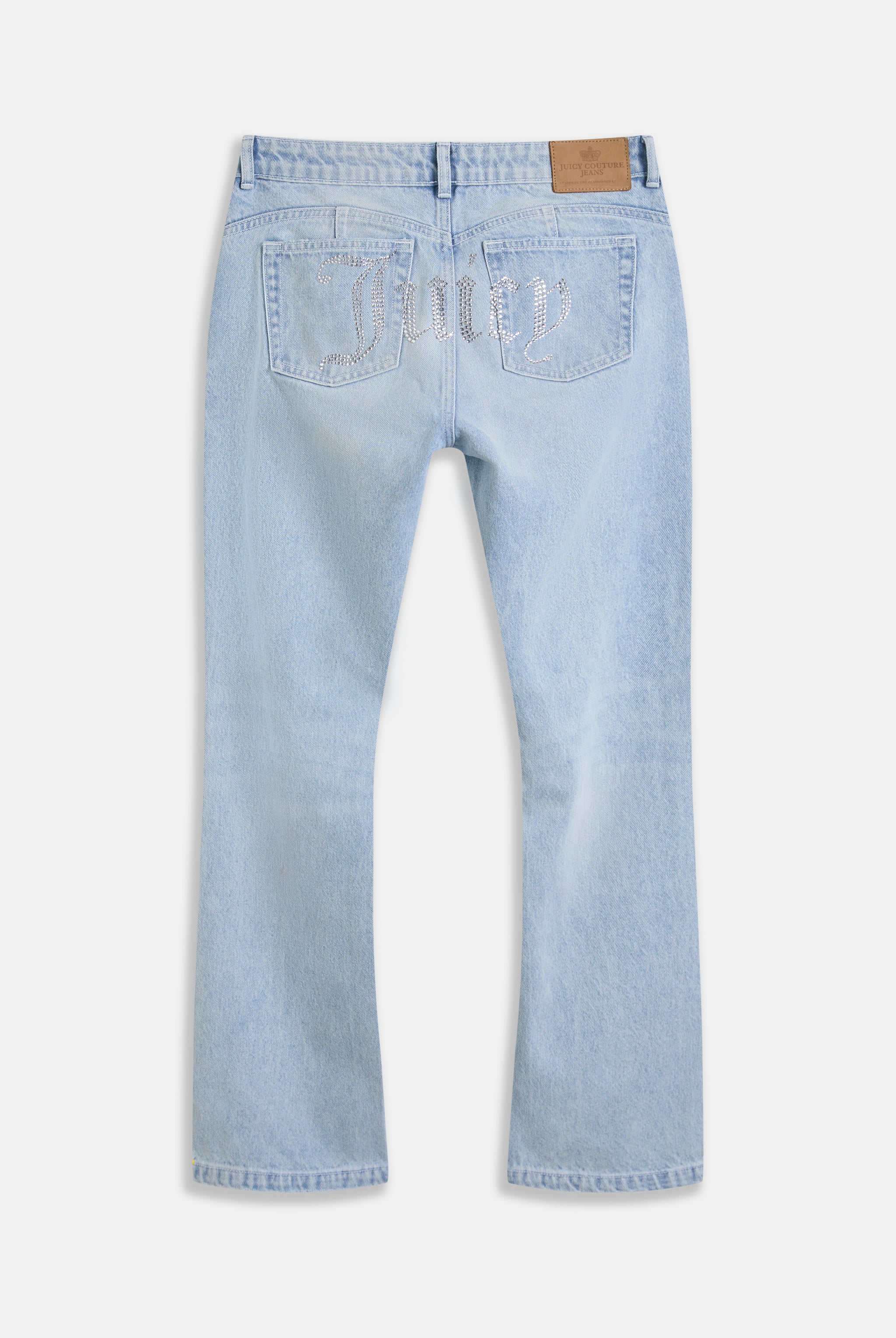 LIGHT WASH DIAMANTÉ BOOTCUT JEANS - Image 7