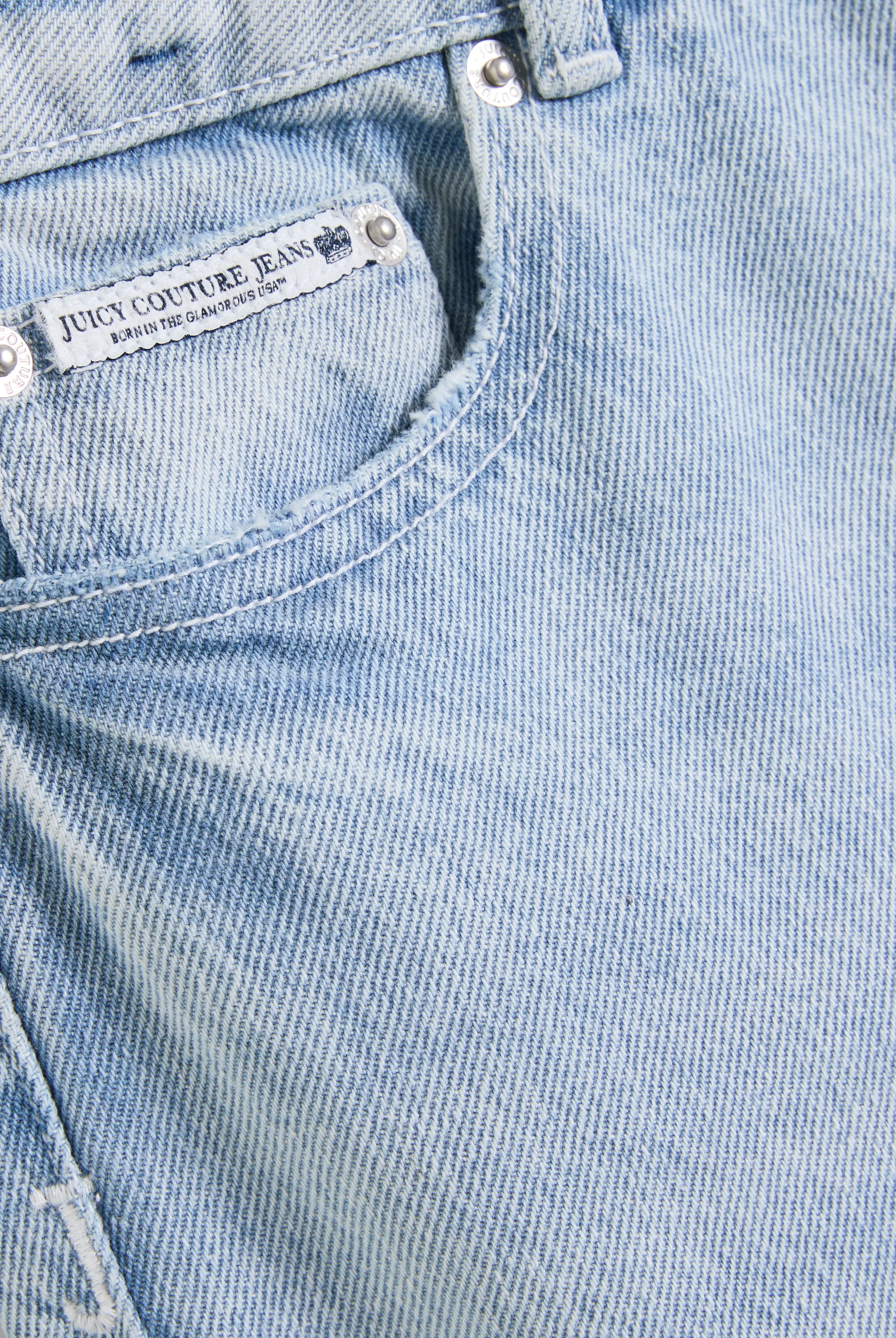 LIGHT WASH DIAMANTÉ BOOTCUT JEANS - Image 8
