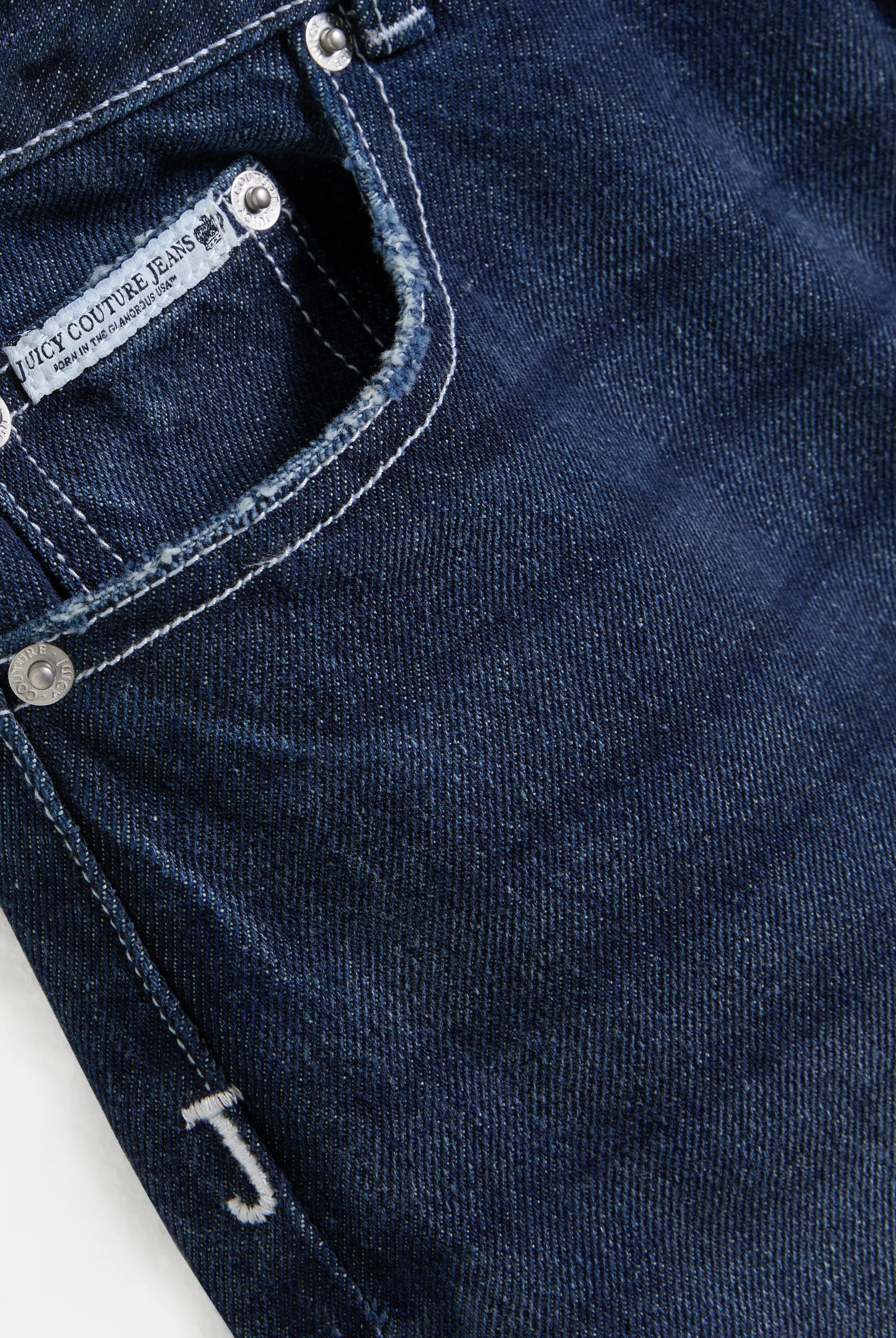 MID WASH BOOTCUT DIAMANTÉ JEANS - Image 7