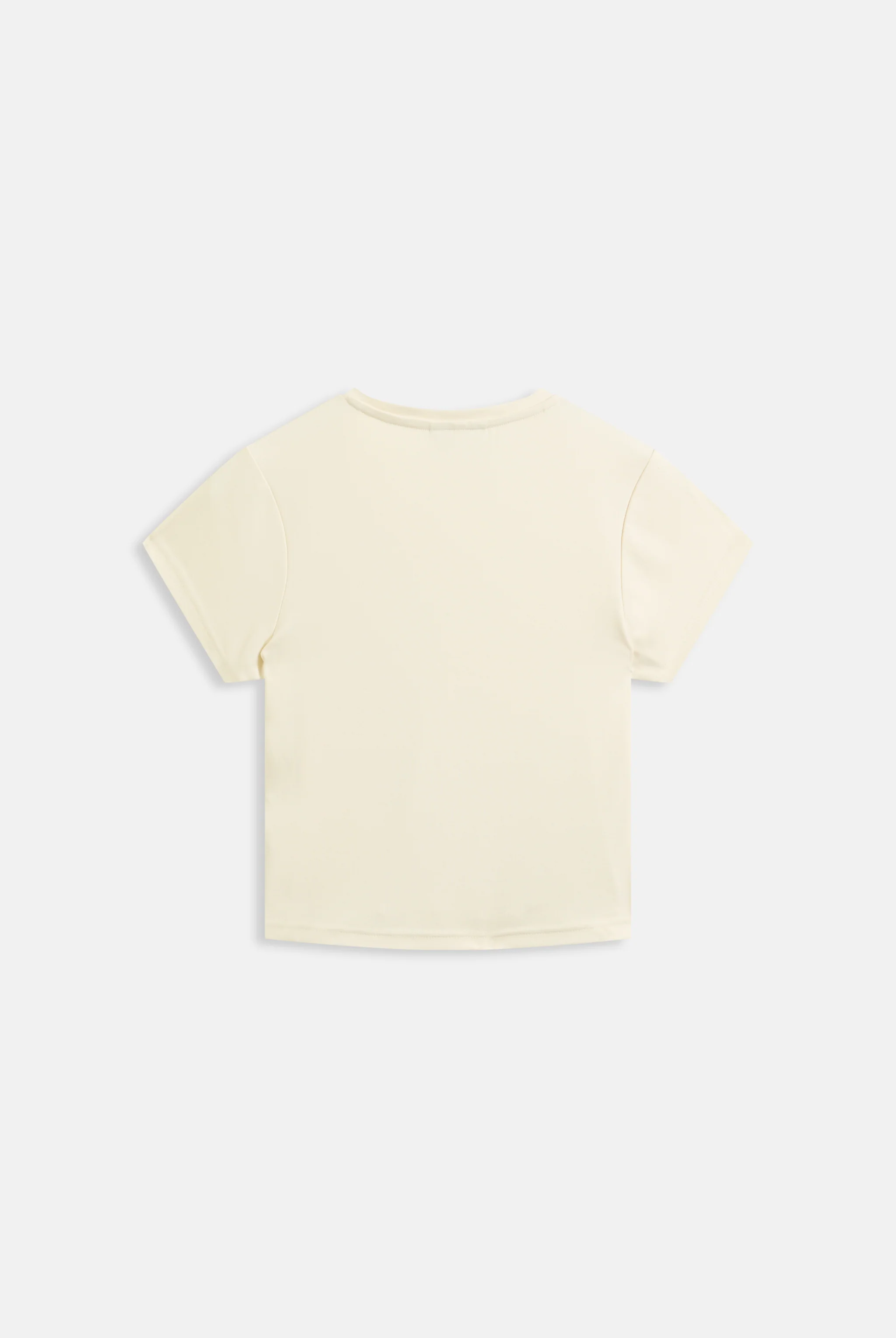 CREAM DIAMANTÉ V NECK T-SHIRT - Image 6