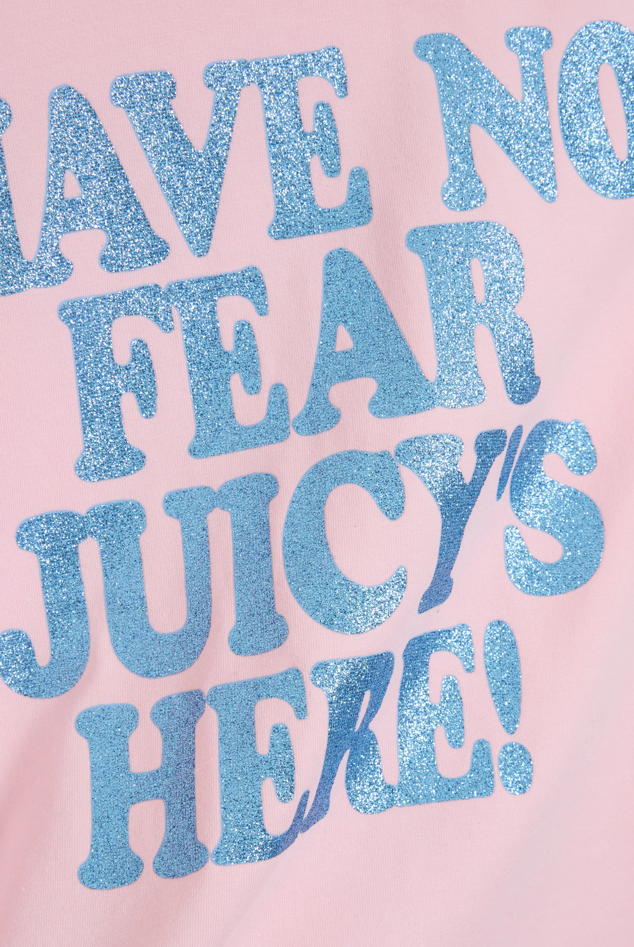 THE ICONS | JUICY PINK 'HAVE NO FEAR' BABY TEE - Image 3