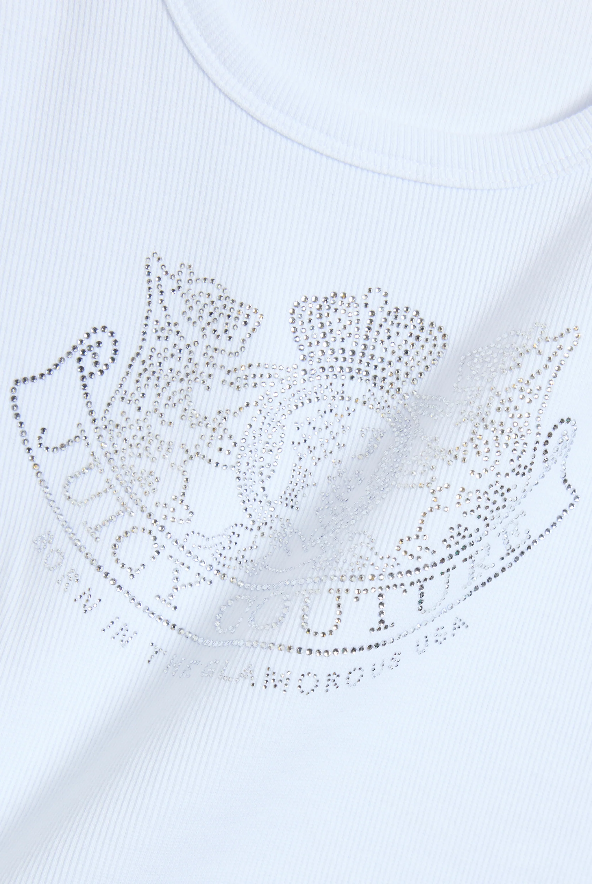 WHITE DIAMANTÉ DOG CREST VEST - Image 6