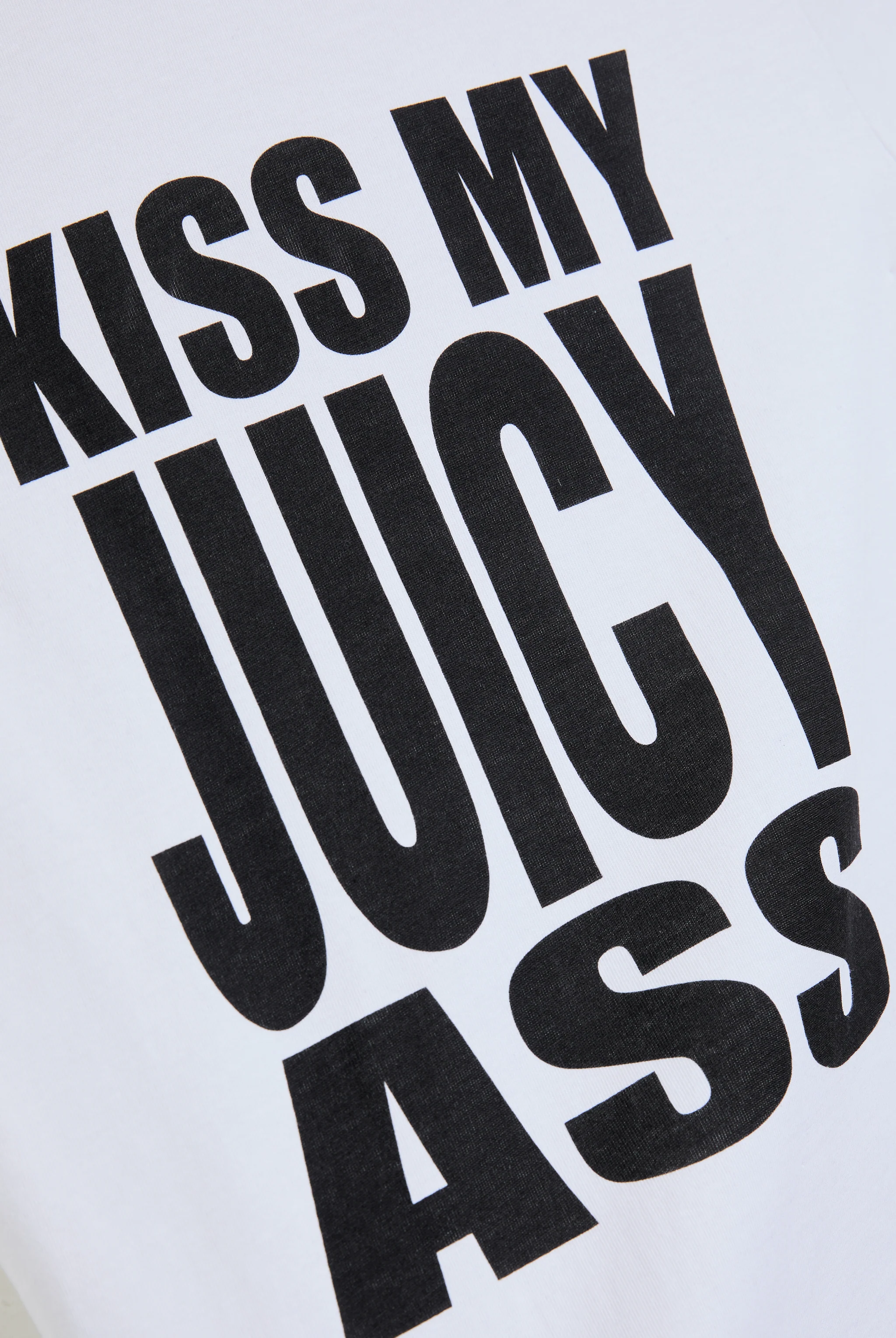 WHITE THE ICONS | WHITE KISS MY JUICY TEE - Image 8